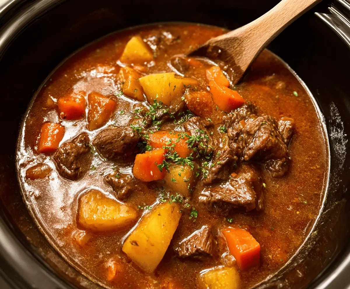 Easy Crock Pot Beef Stew Recipe for Cozy Dinners