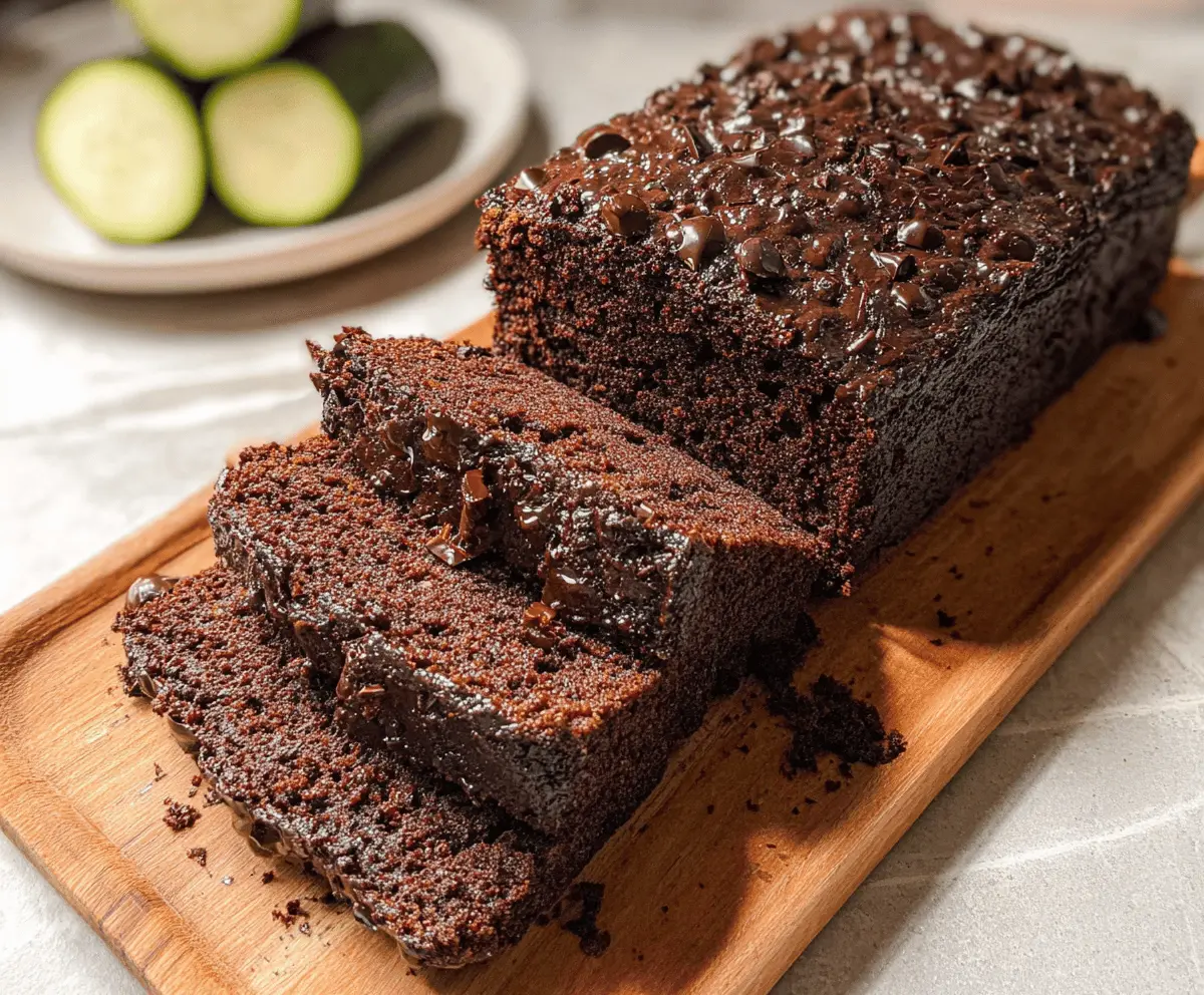 Moist Chocolate Zucchini Bread Recipe
