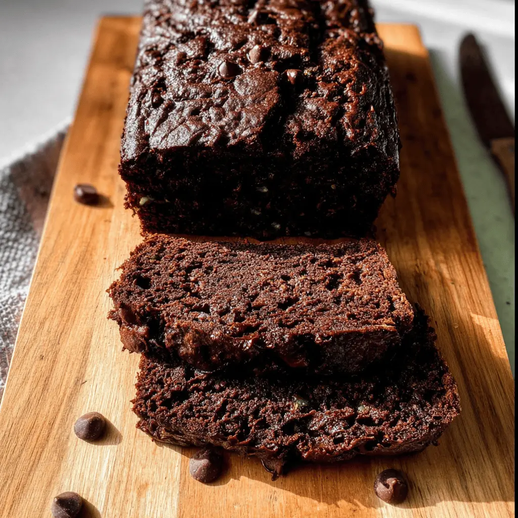 Healthy Chocolate Zucchini Bread Recipe