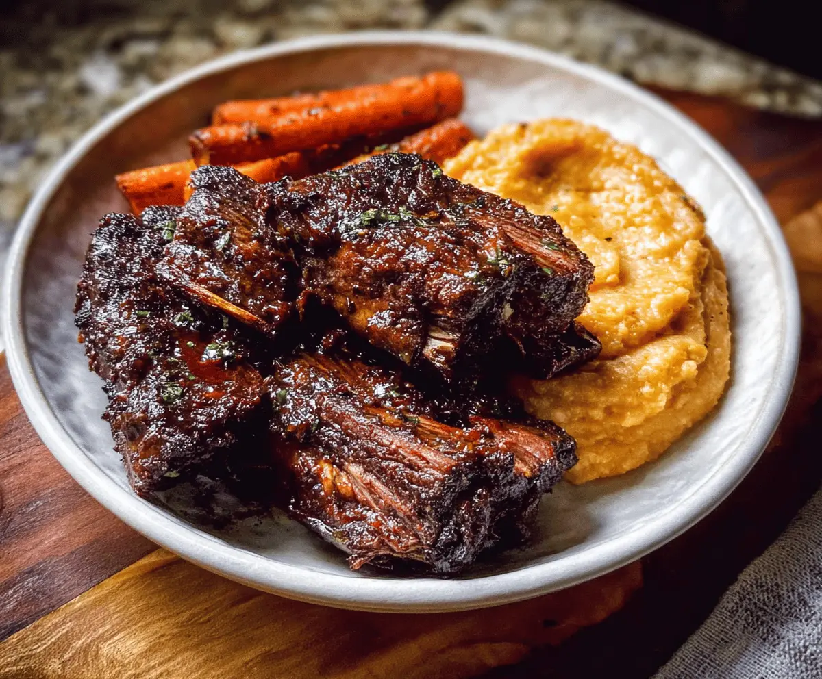 Super Tender Crockpot Beef Short Ribs Recipe