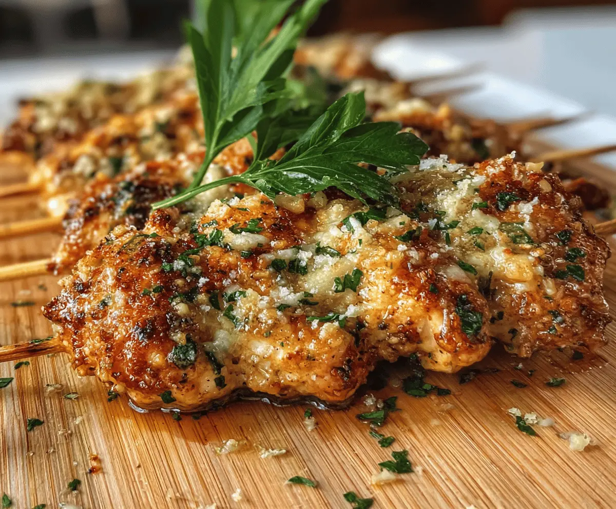 Garlic Parmesan Blackstone Chicken Recipe