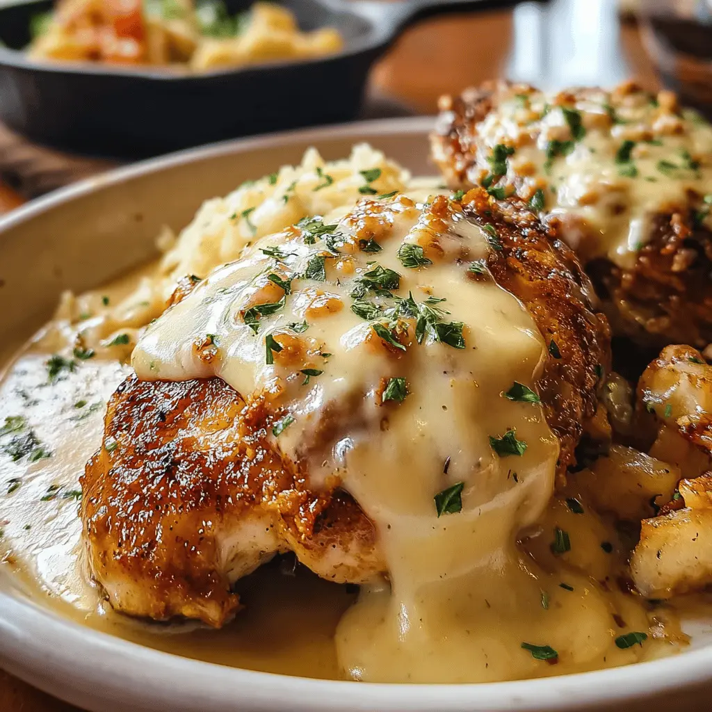 Texas Roadhouse Smothered Chicken Recipe Easy & Delicious