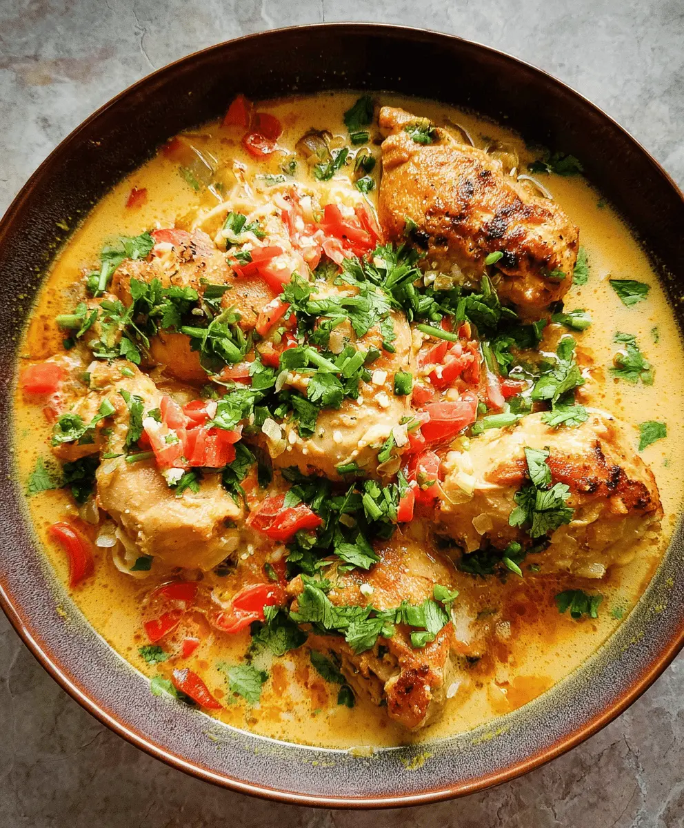 Easy Creamy Coconut Milk Chicken Recipe