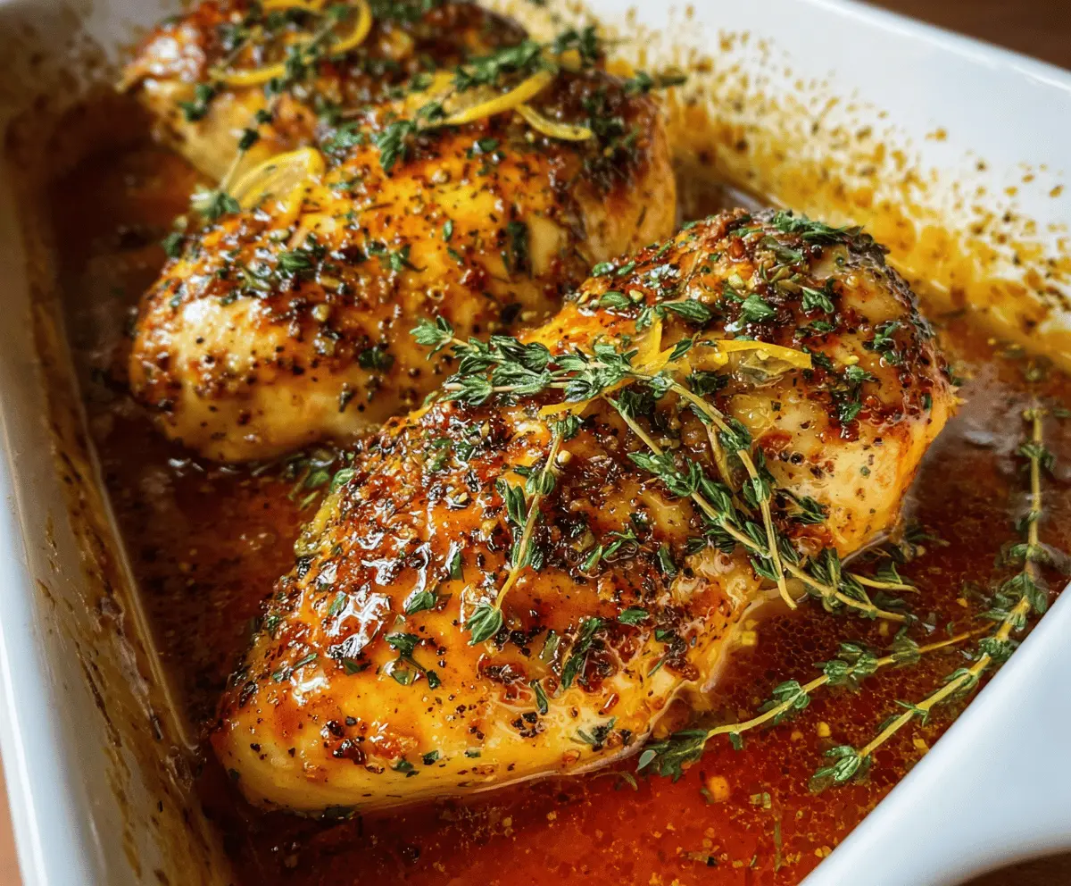 Easy Baked Honey Dijon Chicken Recipe